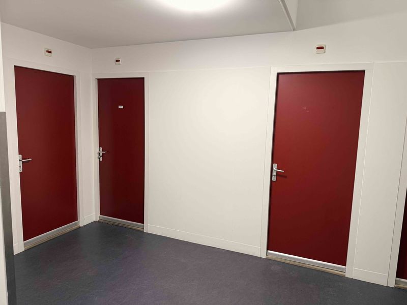De gang met kamers